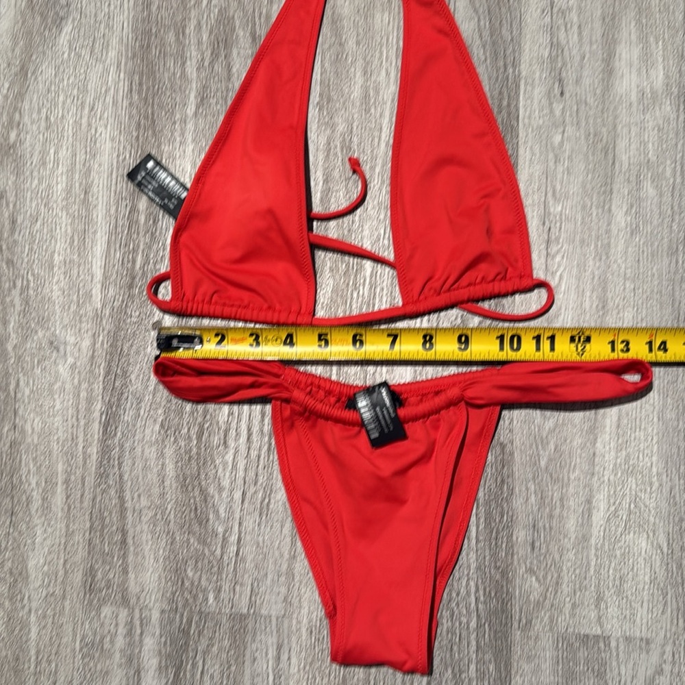 Zara Red Halter Bikini Set - Picture 11 of 16